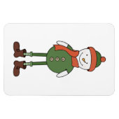 Cool Snowman Magneet (Horizontaal)