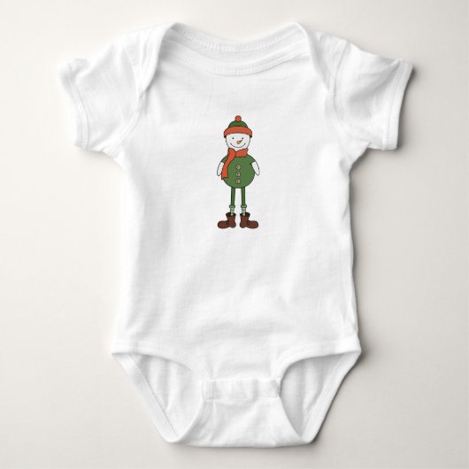 Cool Snowman Romper (Voorkant)