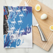 Cool Snowmobiler Theedoek (Quarter Fold)