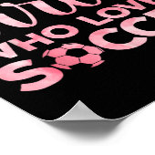 Cool Soccer Art For Women Teen Girls Goalie Soccer Poster (Hoek)