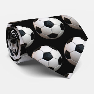Cool Soccer Football Pattern   Sport Stropdas