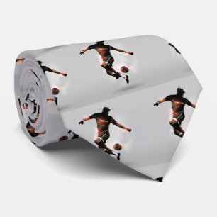 Cool Soccer Football Player Patroon Sport Stropdas
