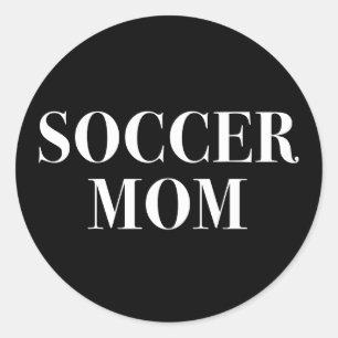 Cool Soccer Mam Slogan Sticker