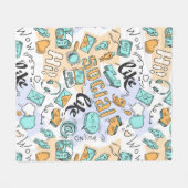 Cool Social Media fleece dekens (Voorkant (Horizontaal))