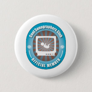 Cool Sonographers Club Ronde Button 5,7 Cm