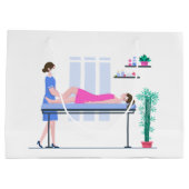 cool spa amoureux de fête ajouter texte Grand sac  (Dos)