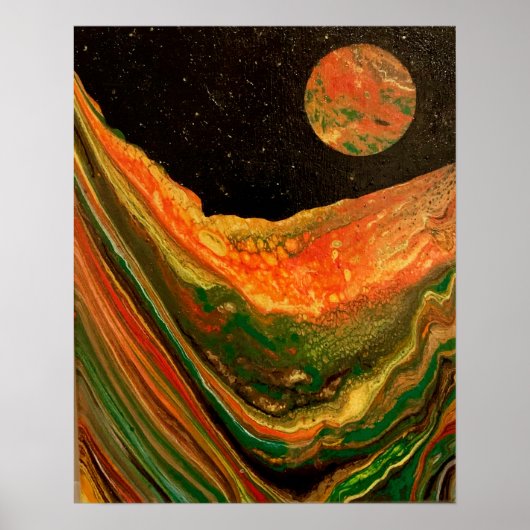 Cool space poster, sci-fi poster (Devant)