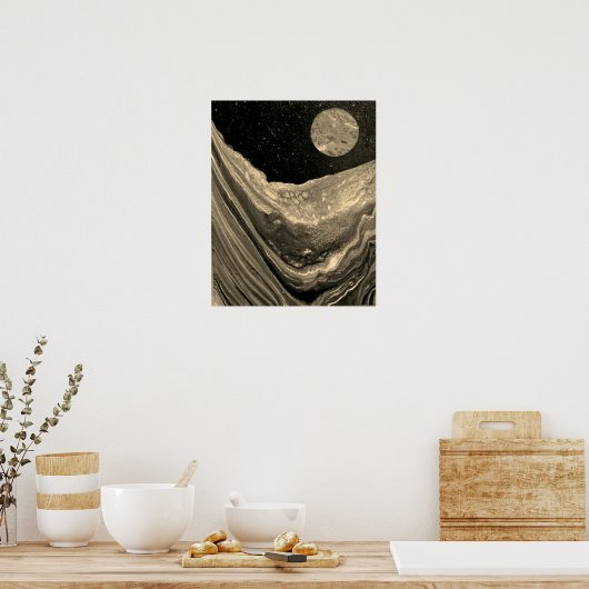 Cool space poster, sci-fi poster (Cuisine)