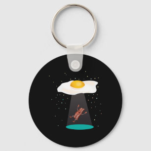 Cool Spek En Eieren Ufo Prestatie Sleutelhanger