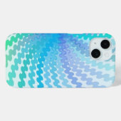 Cool Spiraal Kleuren iPhone 15 Hoesje (Achterkant (horizontaal))