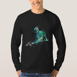 Cool splash pool 8-ball biljart speler t-shirt