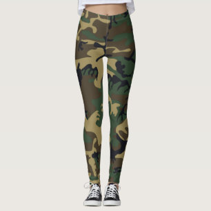 Cool sportief en stijlvol camouflagepatroon leggings