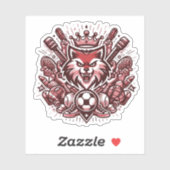 Cool Sports Liefhebbers Sticker (Vel)