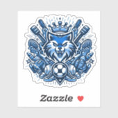 Cool Sports Liefhebbers Sticker (Vel)