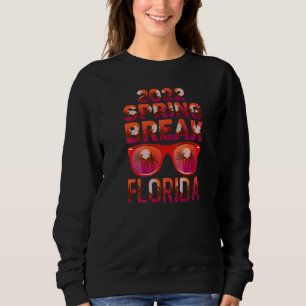 Cool Spring Break 2022 Florida Sunglasses & Palm T Trui