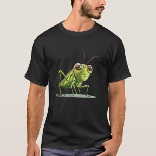Cool sprinkhaan insect voor een speelse dag t-shirt