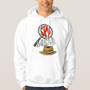 Cool Spy Squad Kinder Funny Secret Agent Group C Hoodie