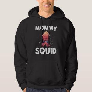 Cool Squid for Women Mam Octopus Biology Zee Anima Hoodie