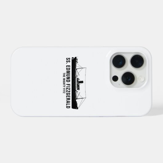 Cool SS Edmund Fitzgerald Mighty Fitz Great Lakes  iPhone Hoesje (Achterkant horizontaal)