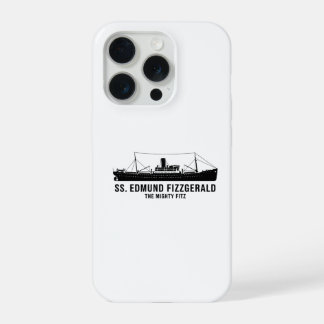 Cool SS Edmund Fitzgerald Mighty Fitz Great Lakes  iPhone 15 Pro Hoesje