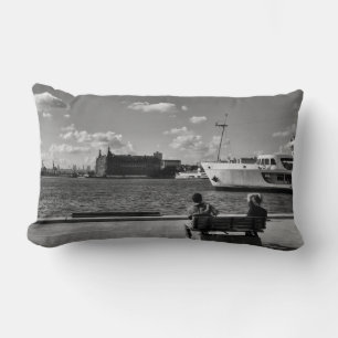 Cool, stadfoto van de levensstijl in Istanbul Kussen