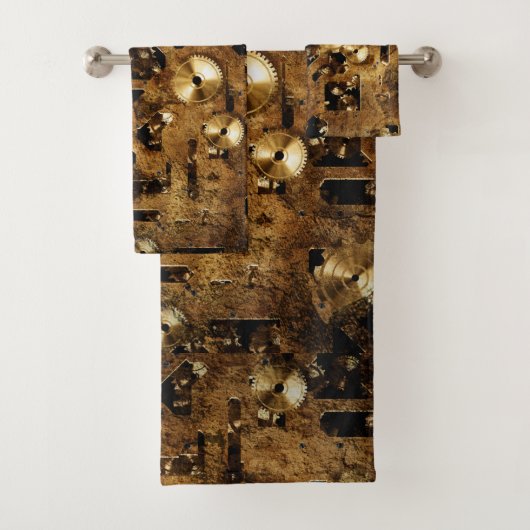 Cool Steampunk-ontwerp Bad Handdoek (Insitu)