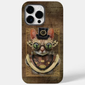 Cool Steampunk Oranje Tabby Cat Case-Mate iPhone Case (Achterkant)