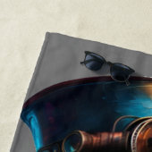 Cool Steampunk Vrouw Strandlaken (In situ)