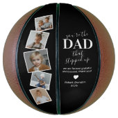 Cool Stepdad Vaderdag Photo Basketball Basketbal (Verticaal)