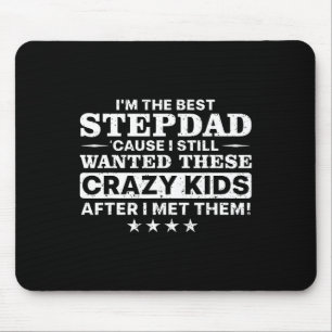 Cool Stepdad voor mannen vader Stap pap ouderschap Muismat