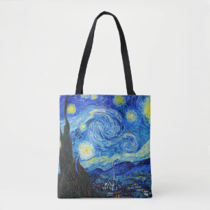 Cool Sterrennacht Vincent Van Gogh schilderij Draagtas