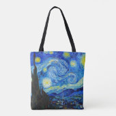 Cool Sterrennacht Vincent Van Gogh schilderij Draagtas (Achterkant)