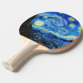 Cool Sterrennacht Vincent Van Gogh schilderkunst Tafeltennisbatje (Voorkant Gekanteld)