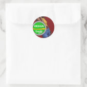 COOL ! Stickers - Classic Round - Feuille de 20 (Sac)