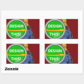 COOL ! Stickers - Stickers Rectangle - Feuille de (Feuille)