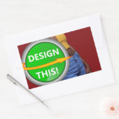 COOL ! Stickers - Stickers Rectangle - Feuille de (Enveloppe)