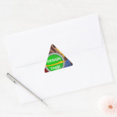 COOL ! Stickers - Stickers Triangle - Feuille de 2 (Enveloppe)
