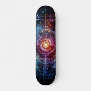 Cool Stijlvol Neon design Skateboard