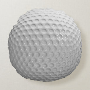 Cool stijlvolle golf sport bal textuur patroon rond kussen