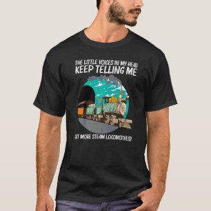 Cool Stoomlocomotief Voor Mannen Vrouwen Spoorweg T-shirt