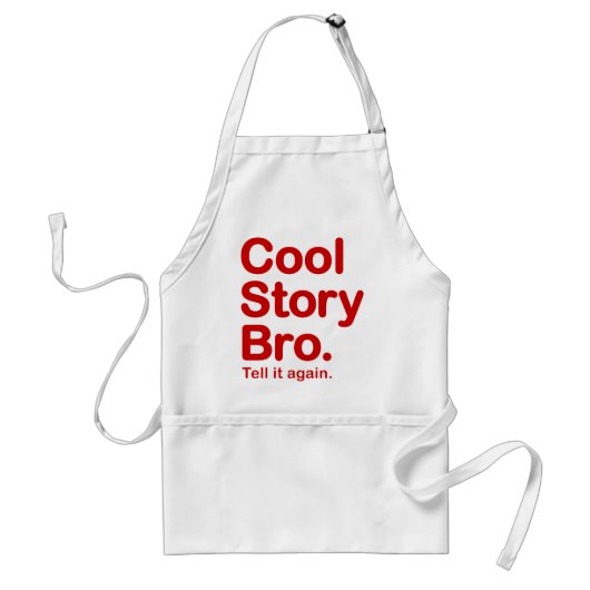 Cool Story Bro. Apron Standaard Schort (Voorkant)
