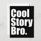Cool Story Bro. Briefkaart (Voorkant / Achterkant)