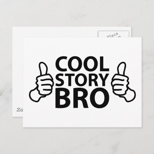 Cool Story Bro Internet Meme Briefkaart (Voorkant / Achterkant)