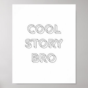Cool Story Bro Poster