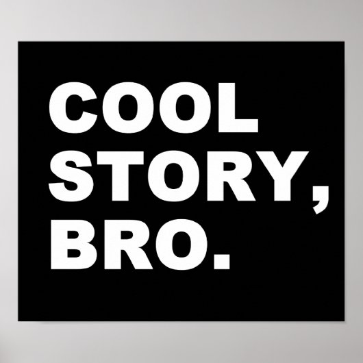 Cool Story Bro Poster (Voorkant)