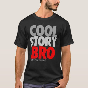 "Cool Story Bro" (rood) T-shirt