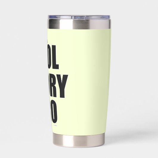 Cool Story Pro Grappige Auteur Slogan Geïsoleerde Drinkbeker (Achterkant)