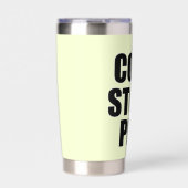 Cool Story Pro Grappige Auteur Slogan Geïsoleerde Drinkbeker (Voorkant)