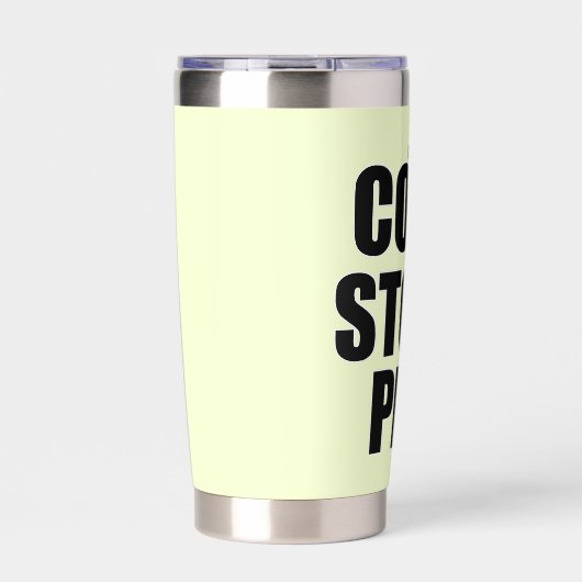 Cool Story Pro Grappige Auteur Slogan Geïsoleerde Drinkbeker (Voorkant)