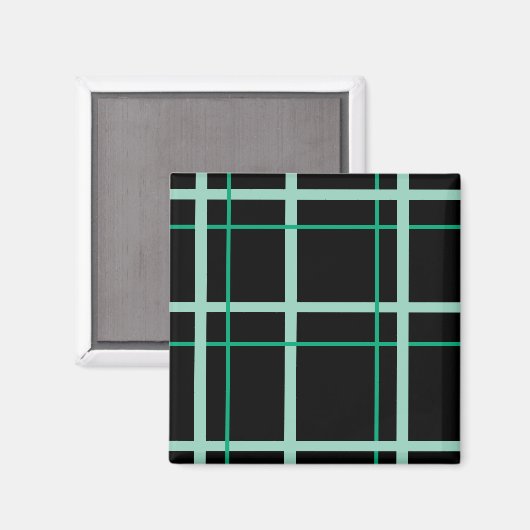Cool Striped Pattern Magneet (Voorkant / Achterkant)
